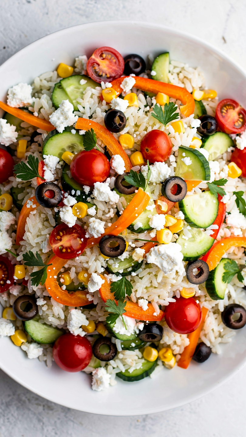 Bang Bang Crispy Rice Salad (Cold and Crunchy!)