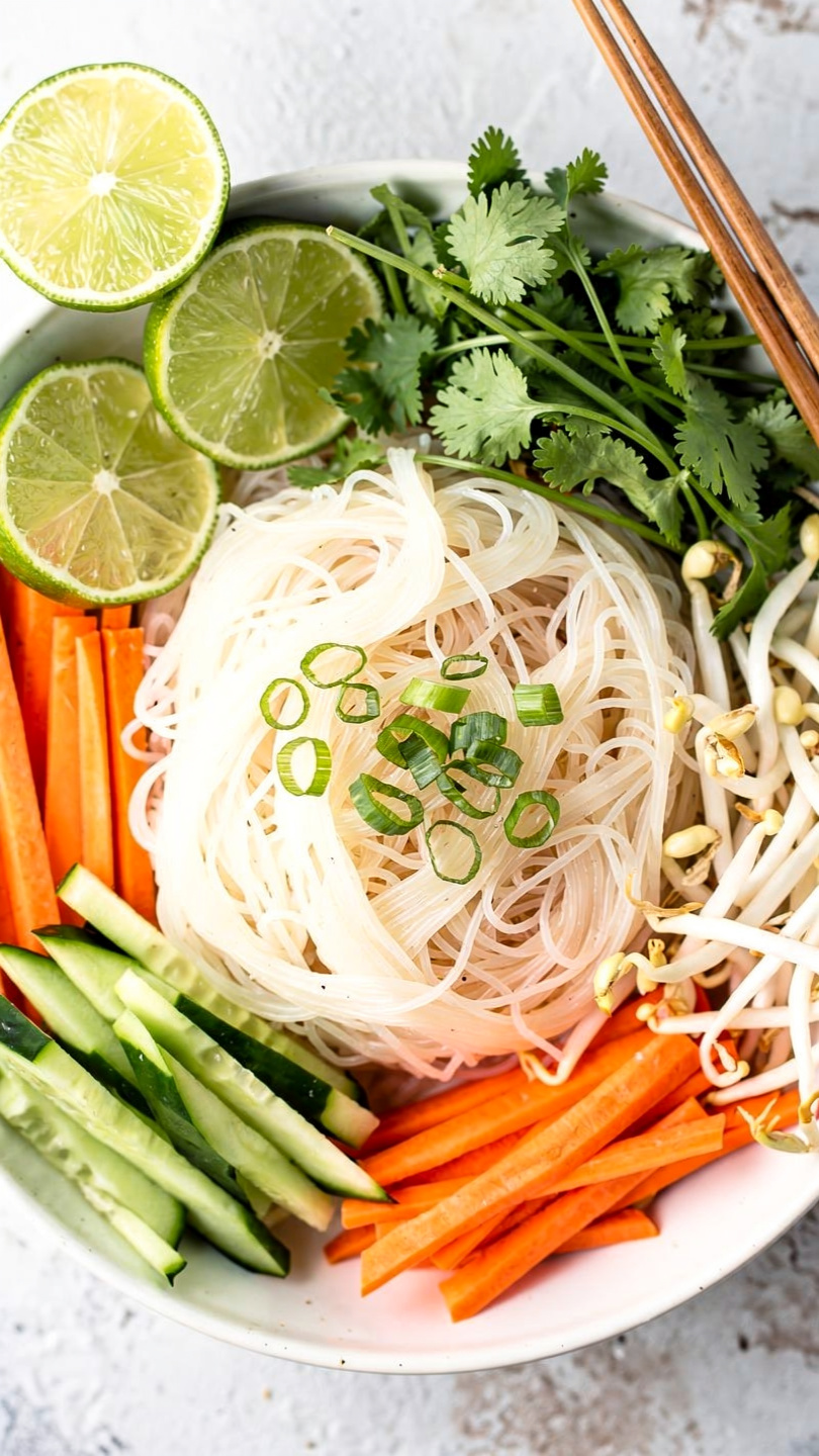 Vietnamese Grilled Beef Rice Vermicelli Bowl