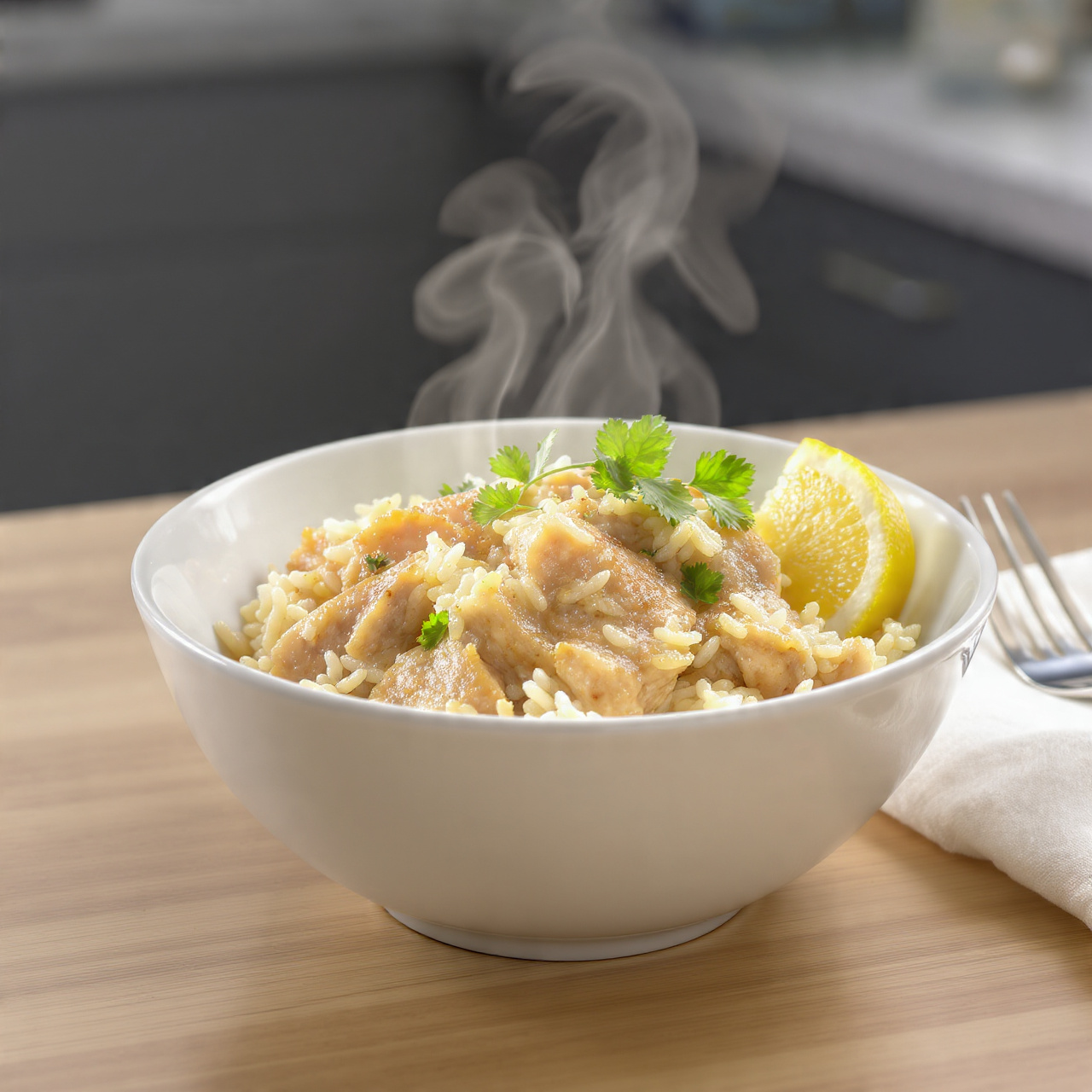 Creamy Crockpot Chicken and Rice