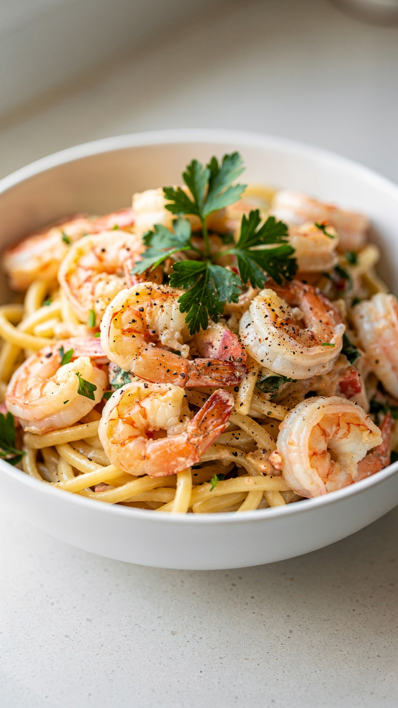 Creamy Shrimp Pasta Salad