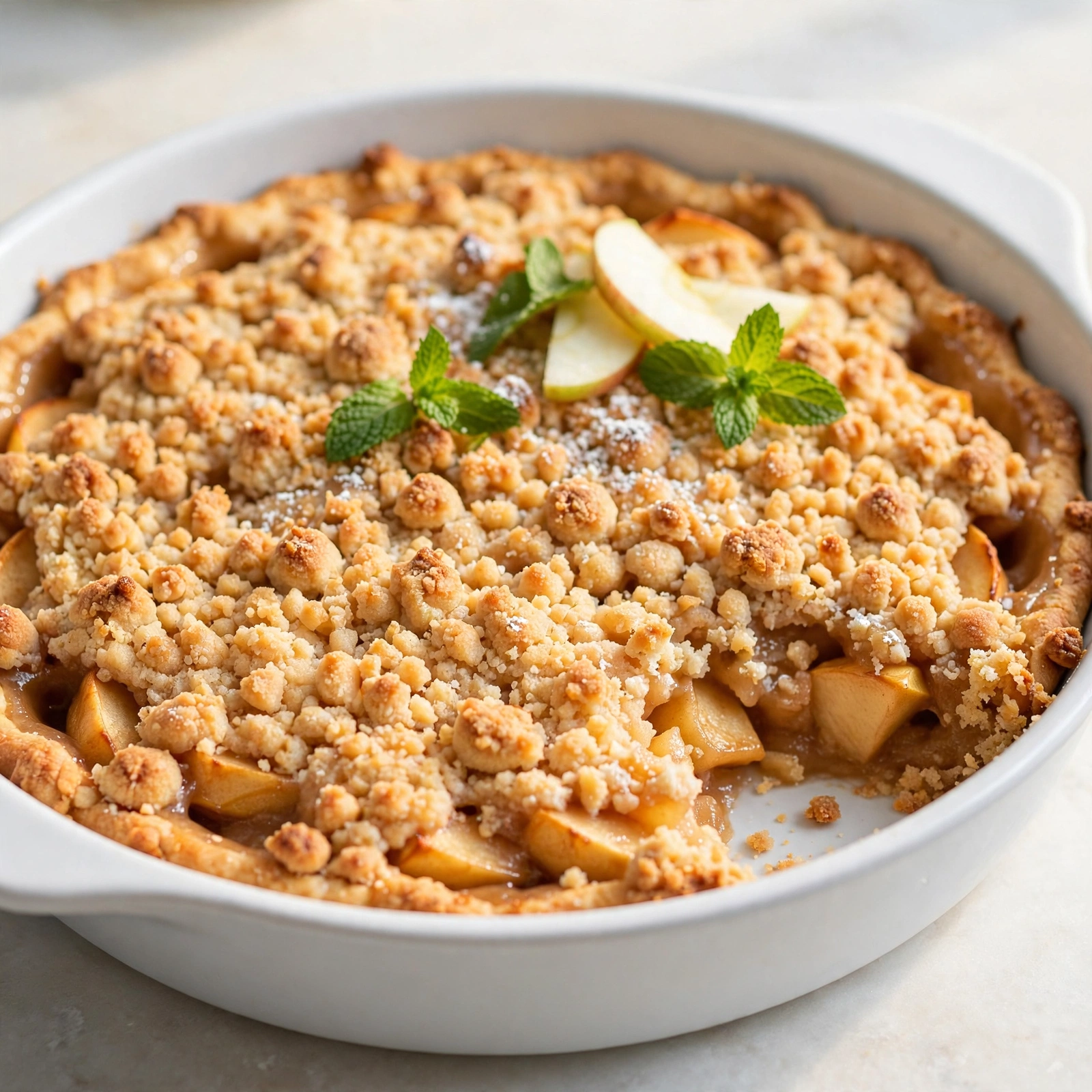 Gluten Free Apple Pie with Crumble Topping
