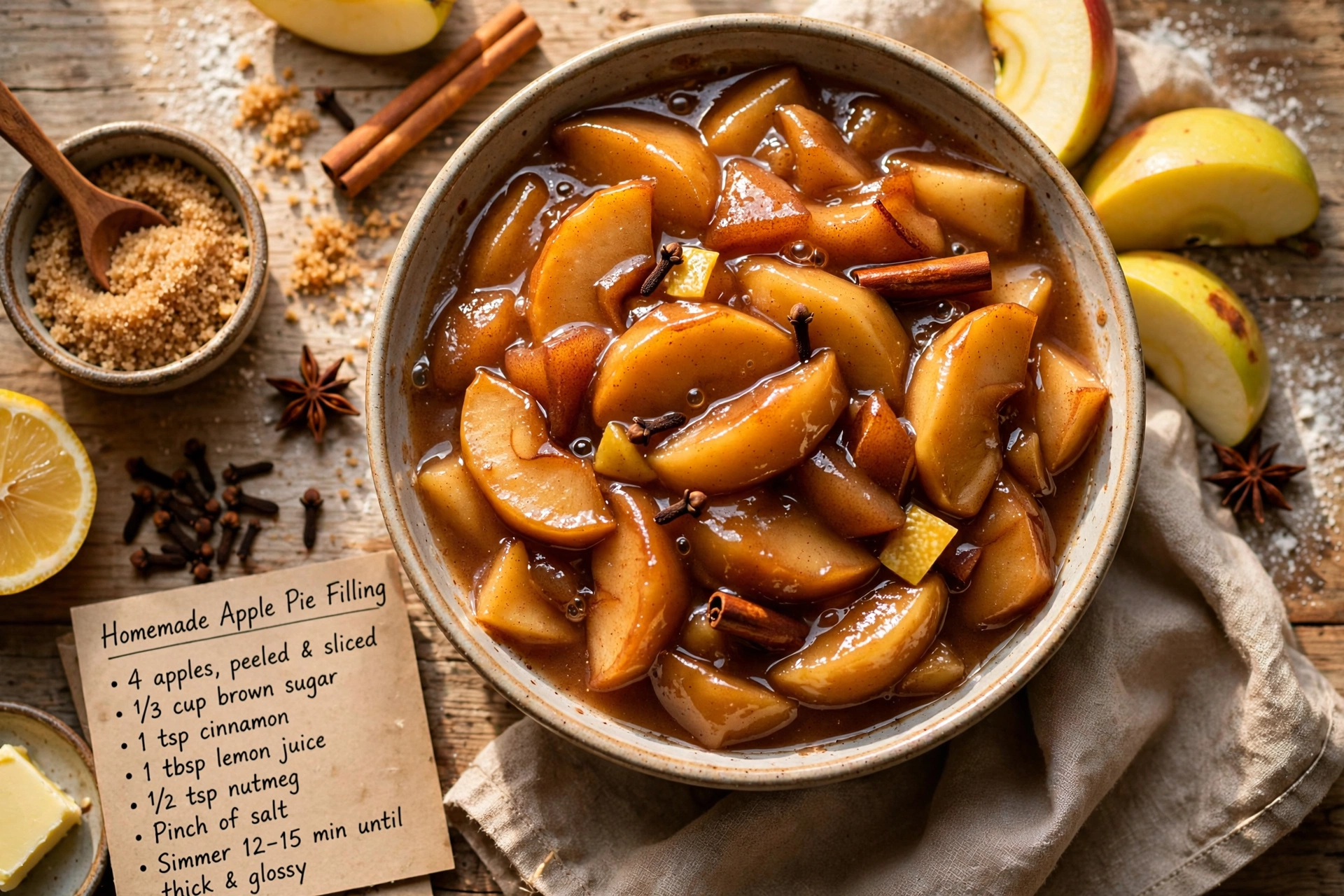 Homemade Apple Pie Filling