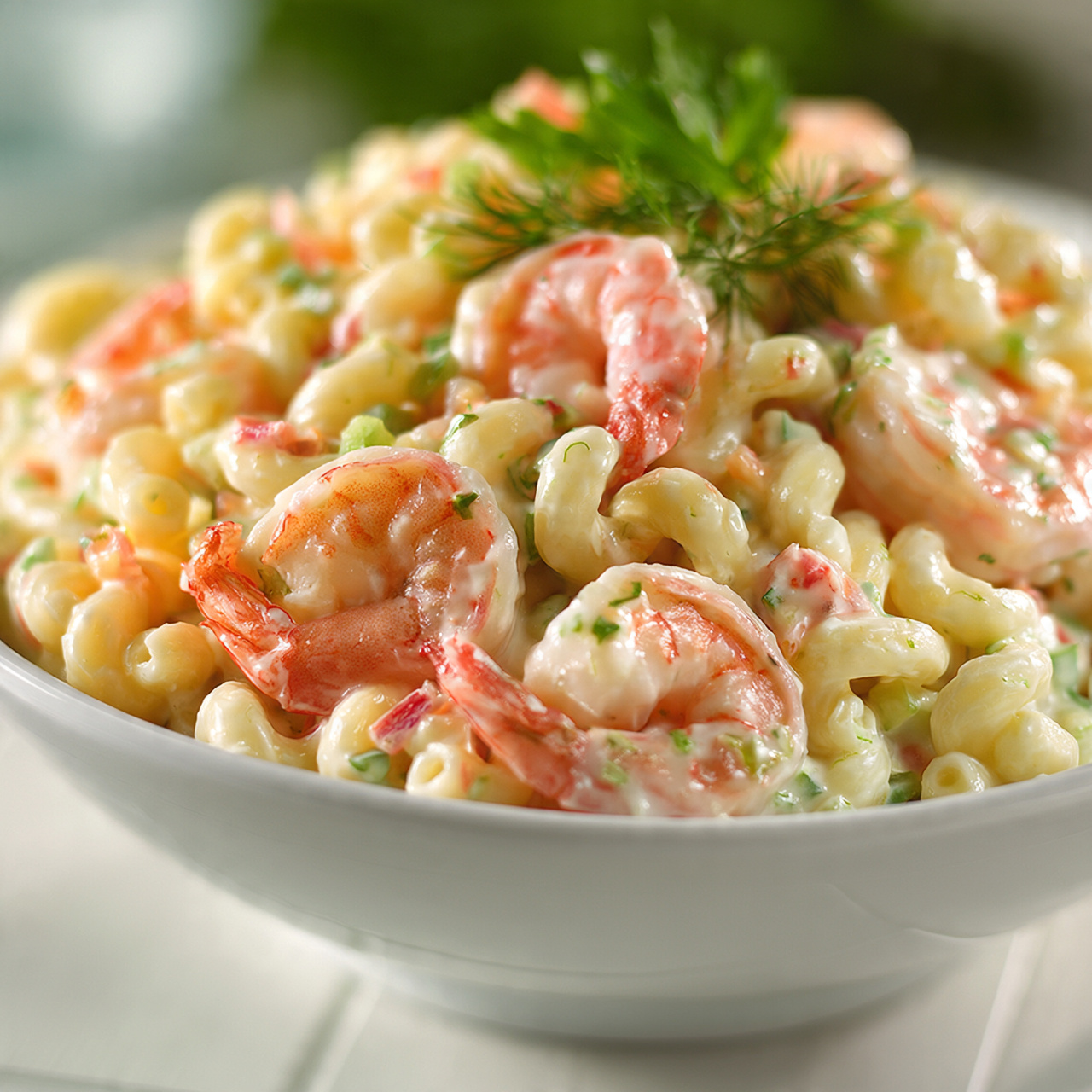 Creamy Shrimp Macaroni Salad